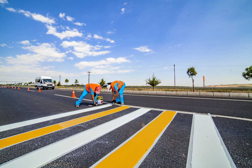 ROAD MARKING PAINT APPLICATION