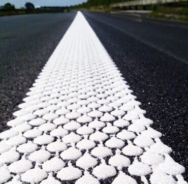 Thermoplastic Extrude Road Marking Paint Application-3-Stil TRAFİK®