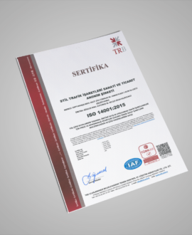 Certificates - ISO 14001 - Stil Trafik